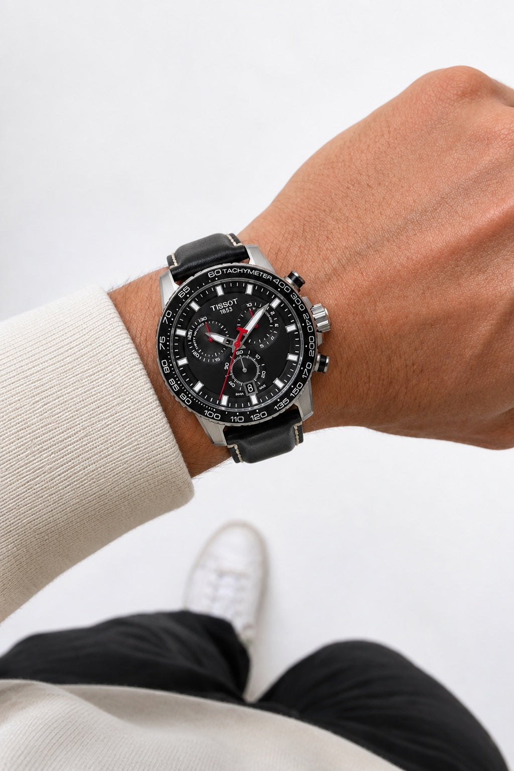 Tissot Watch 45.5mm T125.617.17.051.02 wrist shot