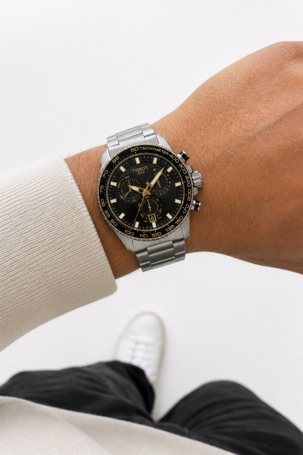 Tissot Watch 45.5mm T125.617.21.051.00 wrist shot