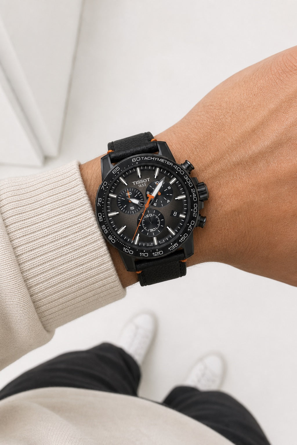 Tissot Supersport Chrono Basketball Edition 45.5mm T125.617.36.081.00 wrist shot