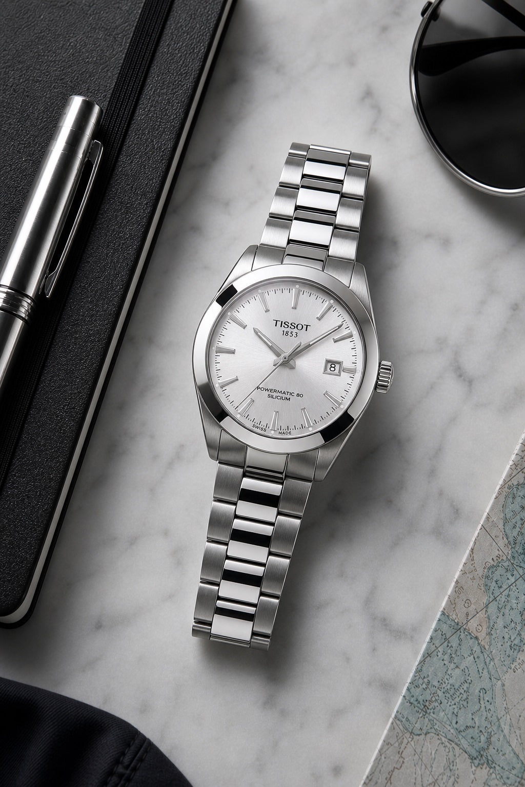 Tissot Gentleman Powermatic 80 Silicium T127.407.11.031.00 product view 5