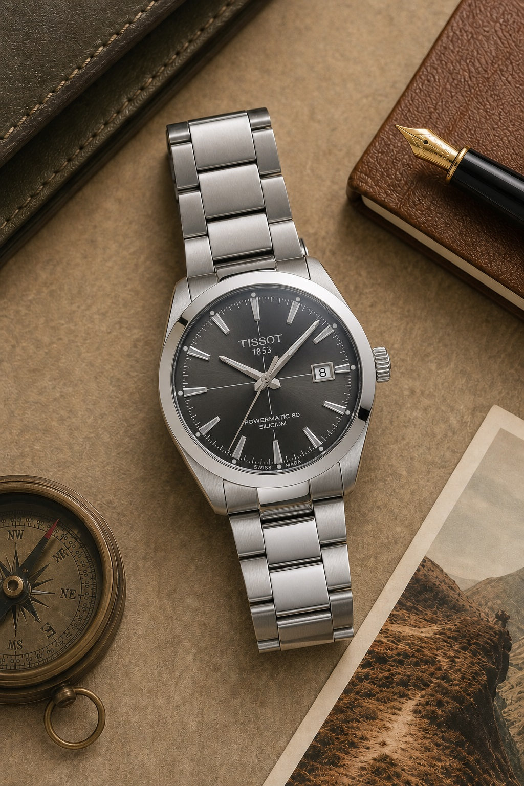 Tissot Gentleman Powermatic 80 Silicium T127.407.11.061.01 product view 4