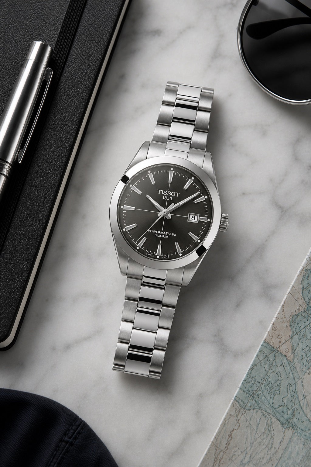 Tissot Gentleman Powermatic 80 Silicium T127.407.11.061.01 product view 5
