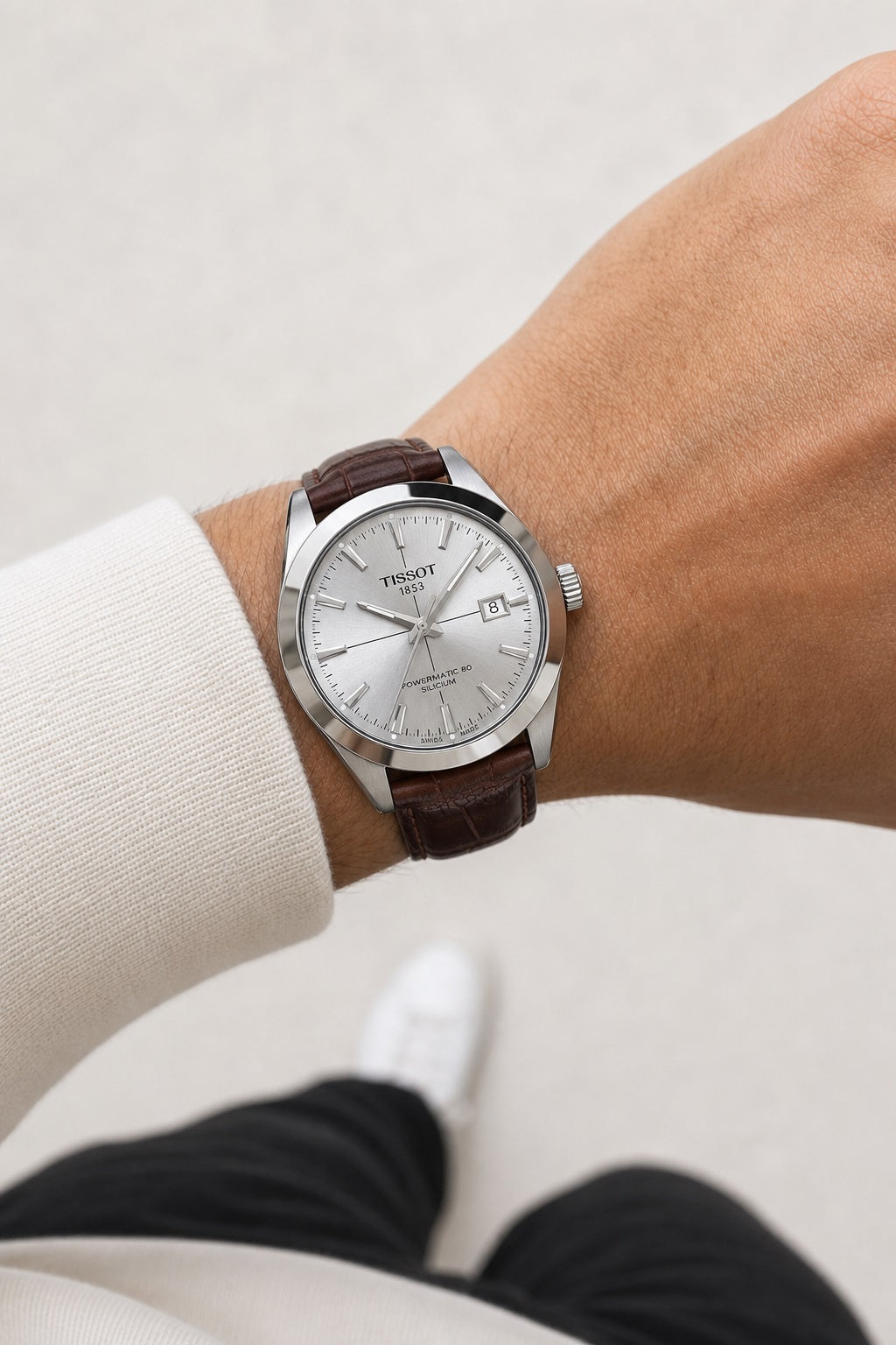 Tissot Gentleman 40mm T127.407.16.031.01 wrist shot