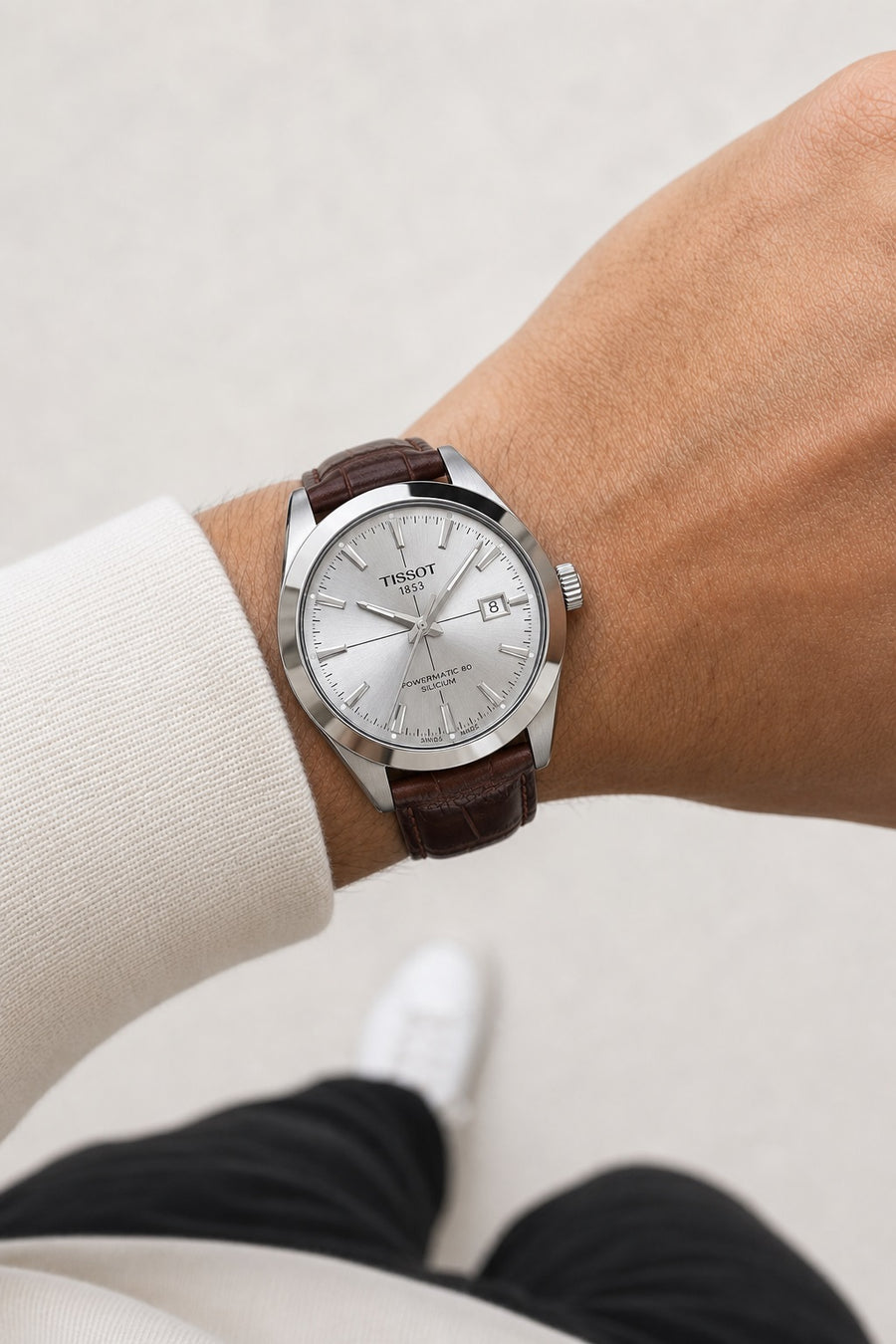 Tissot Gentleman 40mm T127.407.16.031.01 wrist shot