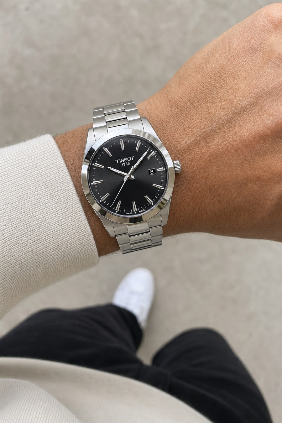 Tissot Gentleman 40mm T127.410.11.051.00 wrist shot