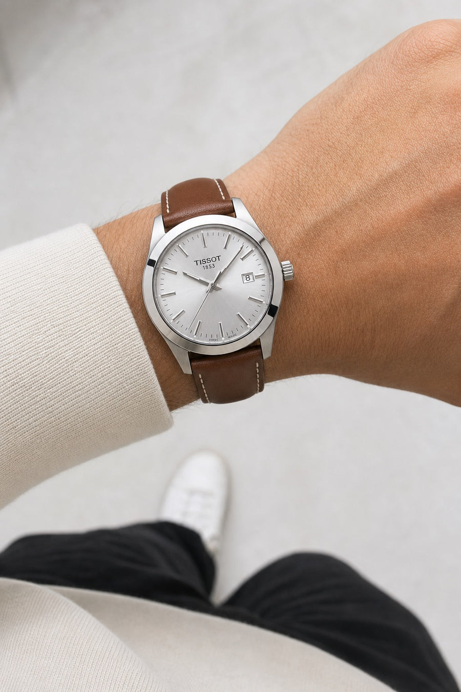 Tissot Gentleman T127.410.16.031.00 wrist shot