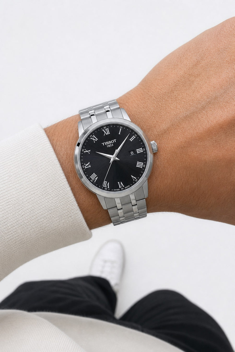 Tissot Classic Dream 42mm T129.410.11.053.00 wrist shot