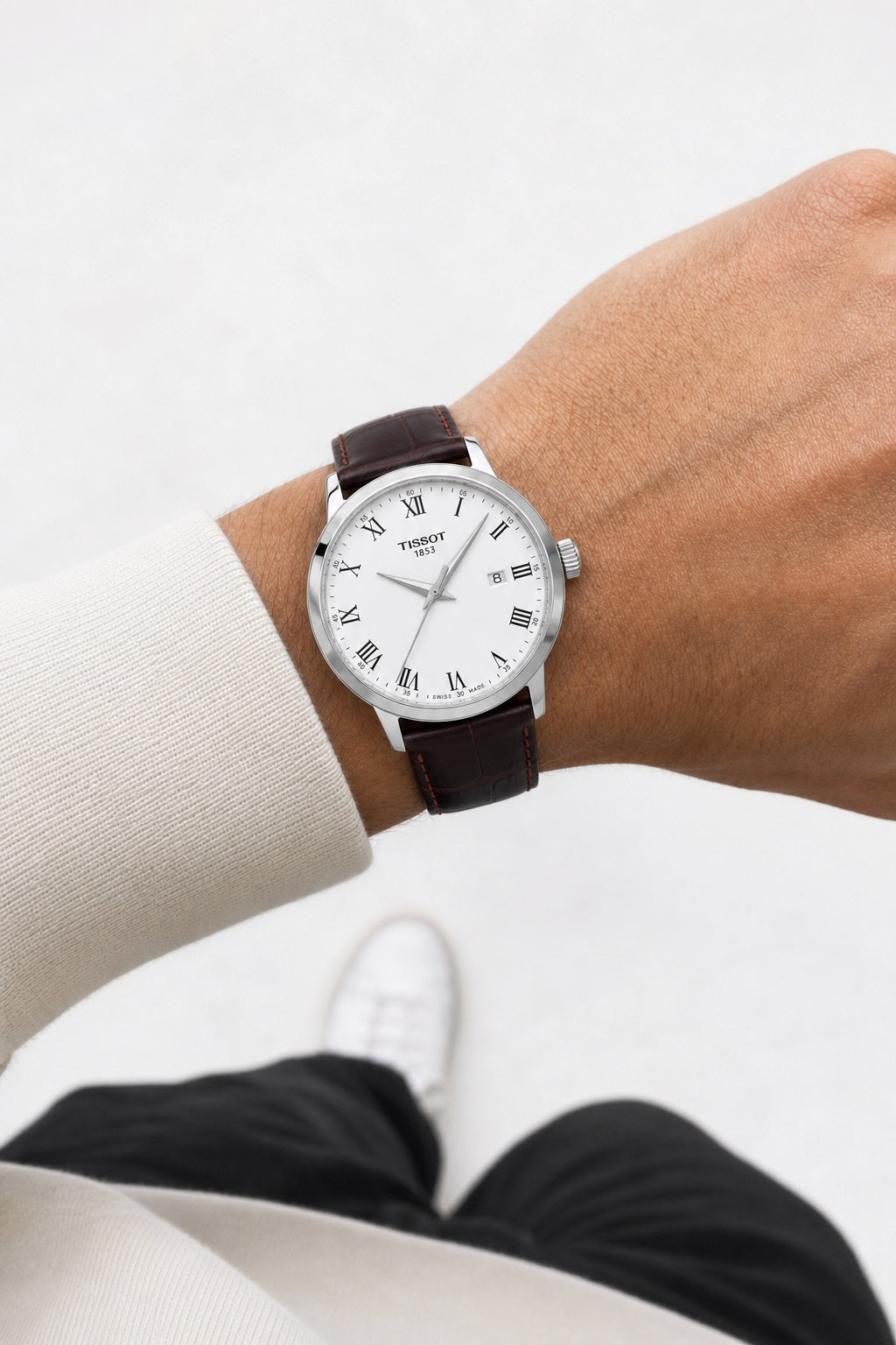 Tissot Watch 42mm T129.410.26.263.00 wrist shot