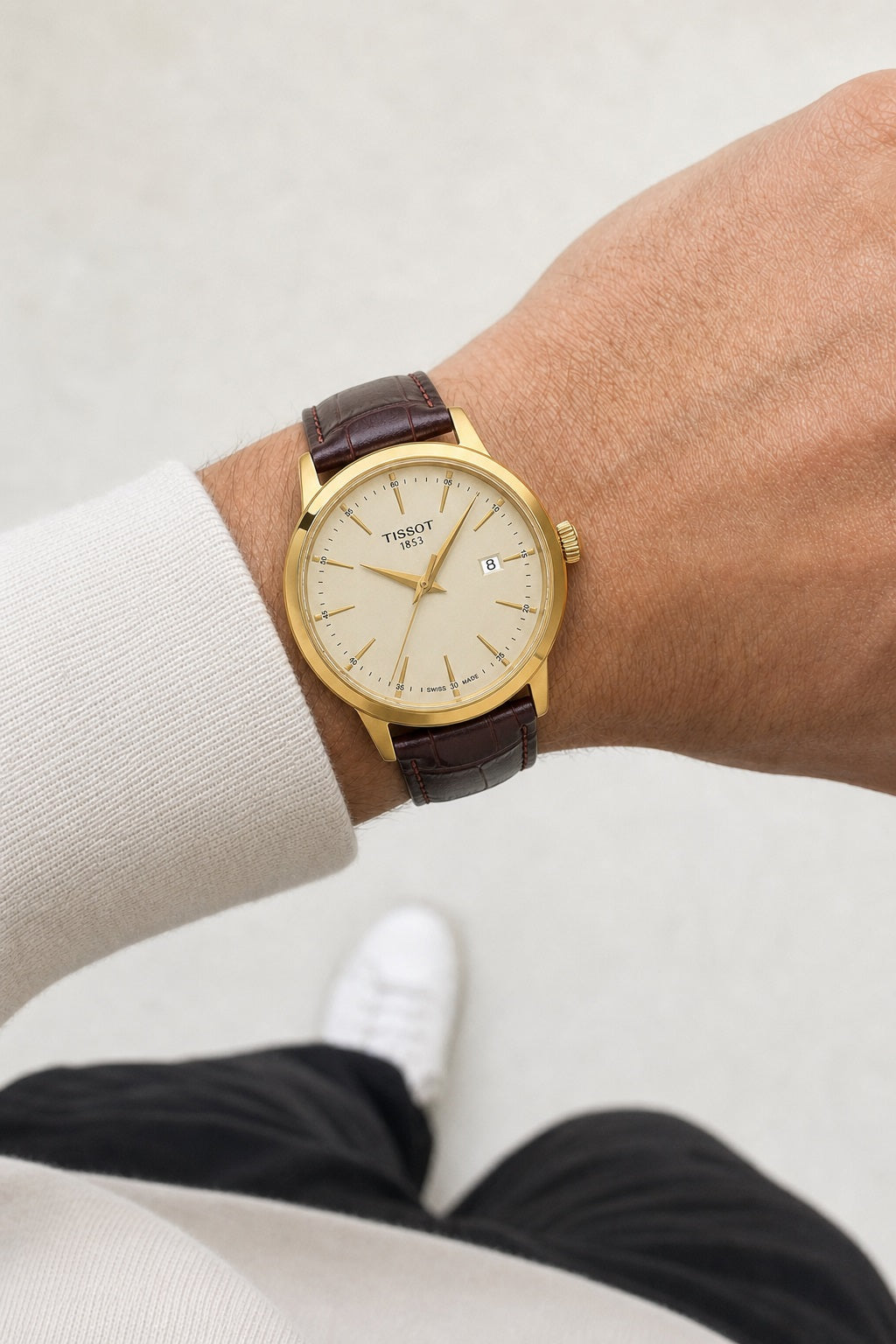 Tissot Classic Dream 42mm T129.410.36.261.00 wrist shot