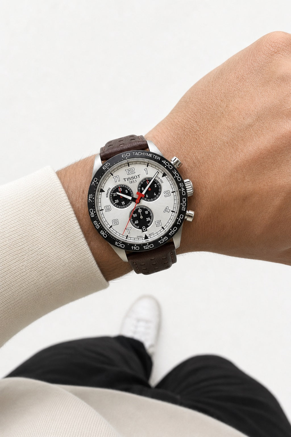 Tissot PRS 516 45mm T131.617.16.032.00 wrist shot