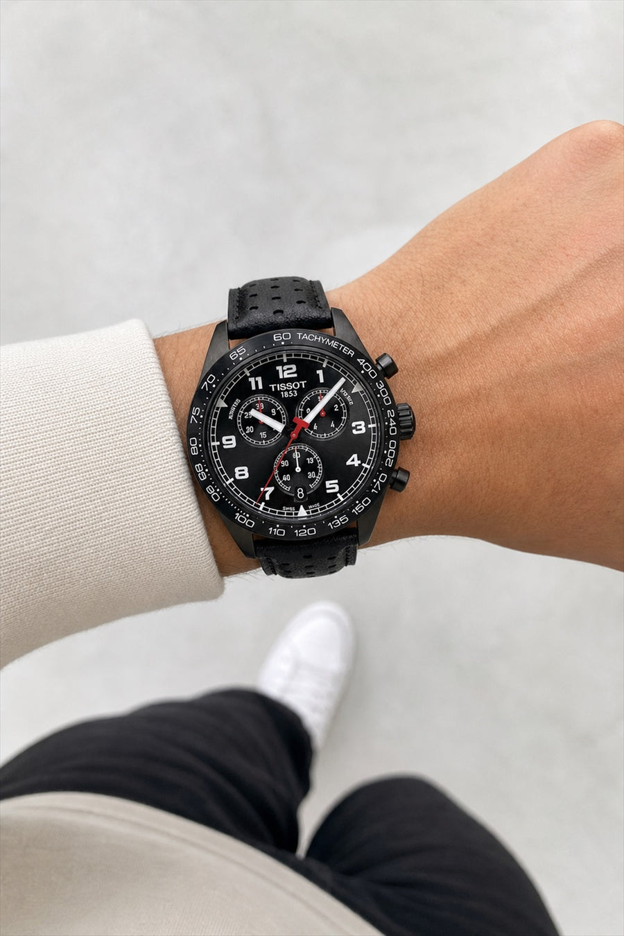 Tissot Watch 45mm T131.617.36.052.00 wrist shot