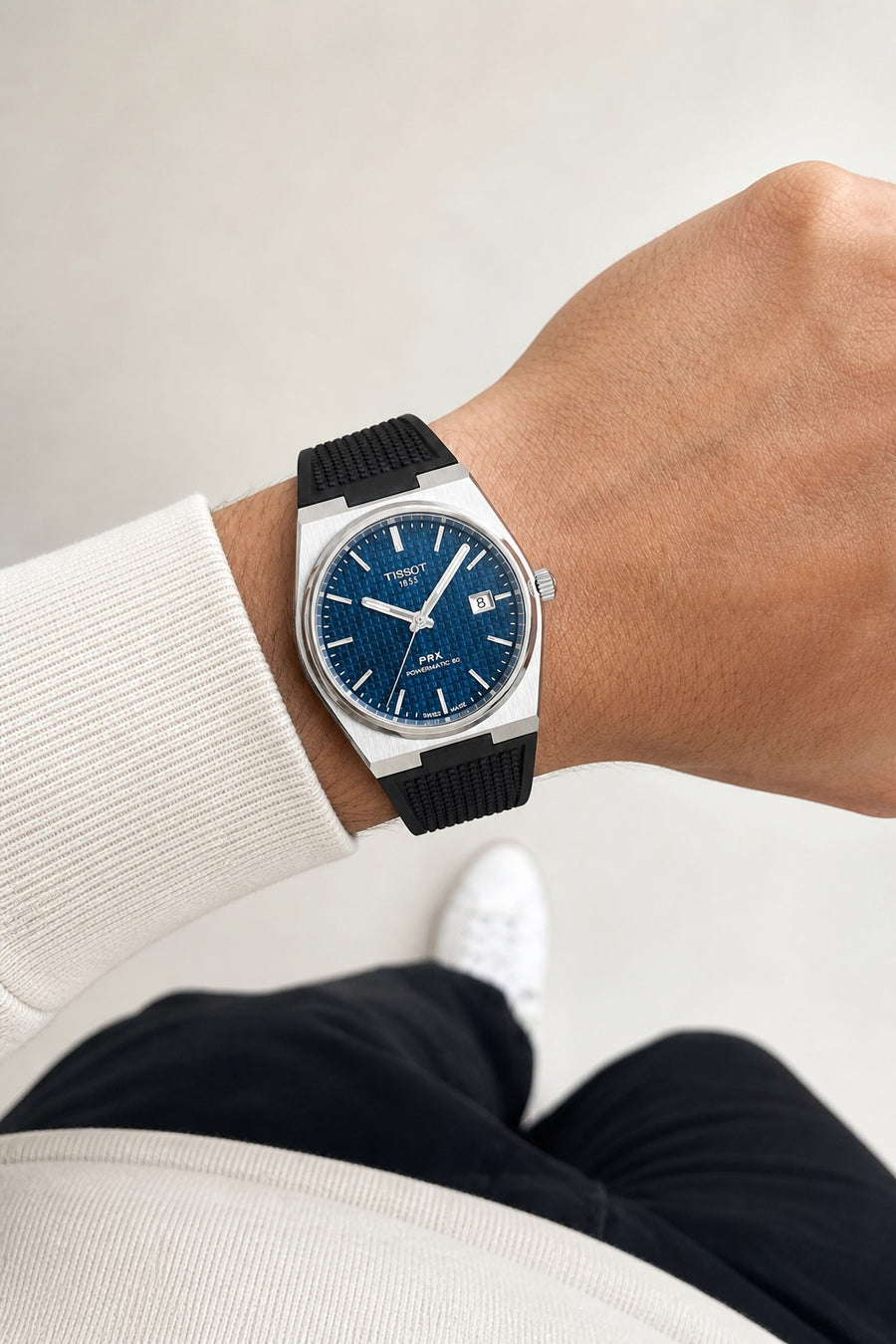 Tissot PRX 40mm T137.407.17.041.00 wrist shot