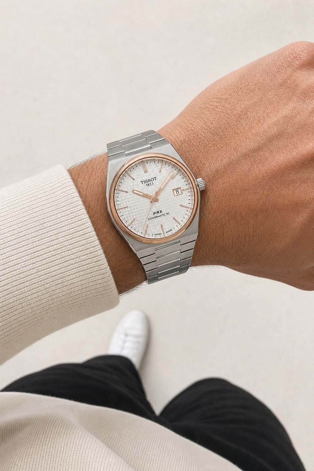 Tissot PRX 40mm T137.407.21.031.00 wrist shot