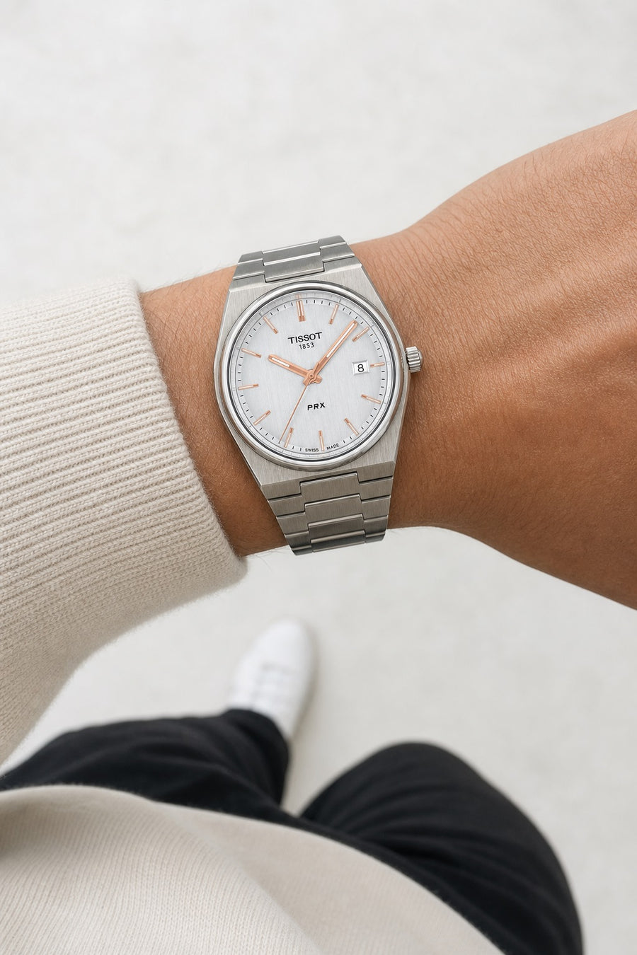 Tissot PRX 40mm T137.410.11.031.00 wrist shot