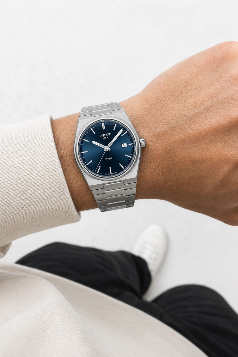 Tissot PRX 40mm T137.410.11.041.00 wrist shot