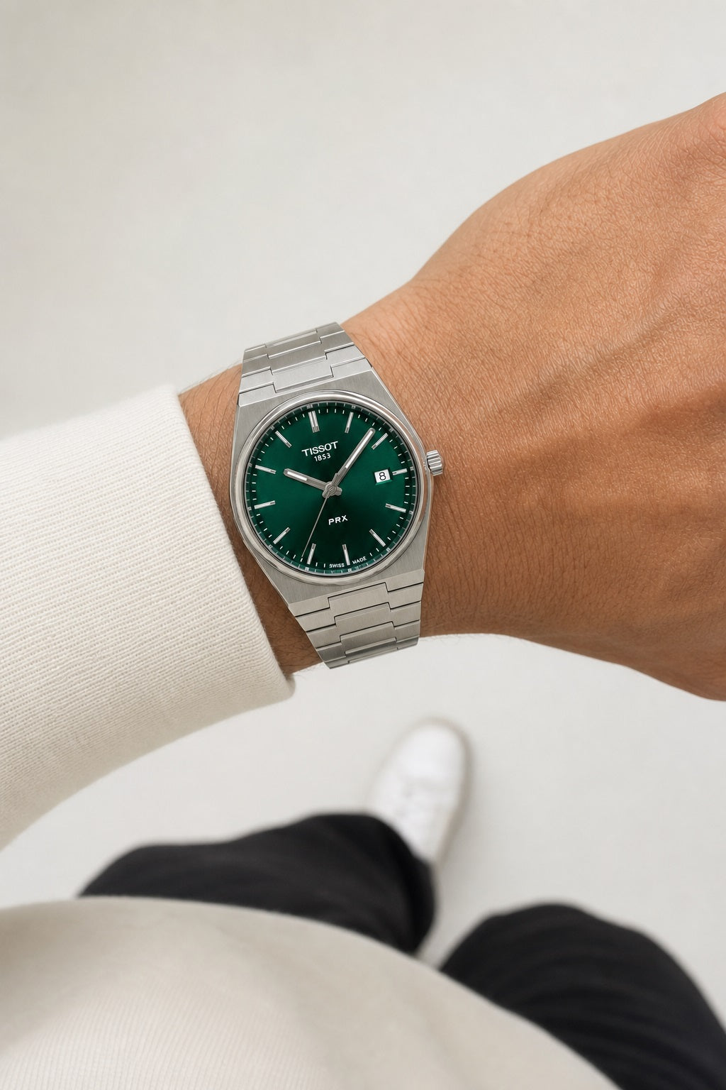 Tissot PRX 40mm T137.410.11.091.00 wrist shot