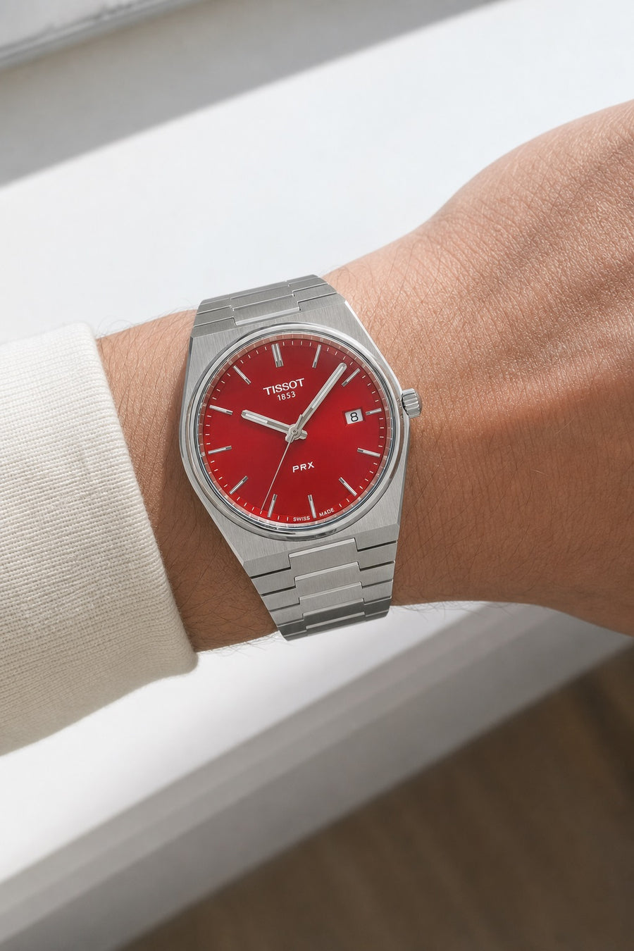 Tissot PRX 40mm T137.410.11.421.00 wrist shot