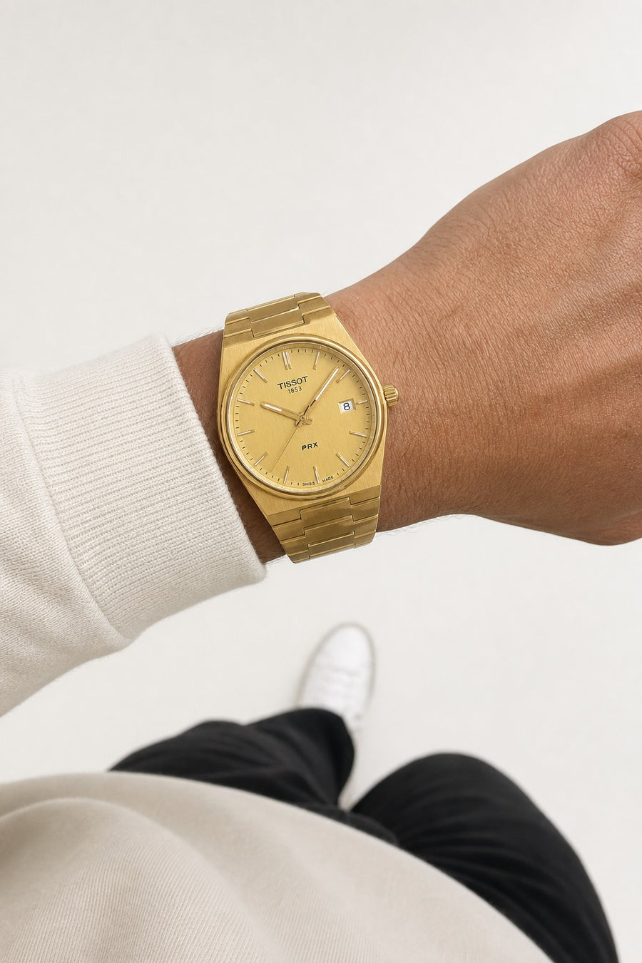 Tissot PRX 40mm T137.410.33.021.00 wrist shot