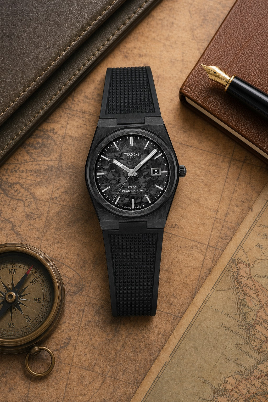 Tissot PRX Carbon 40.5mm T137.907.97.201.00 product view 4
