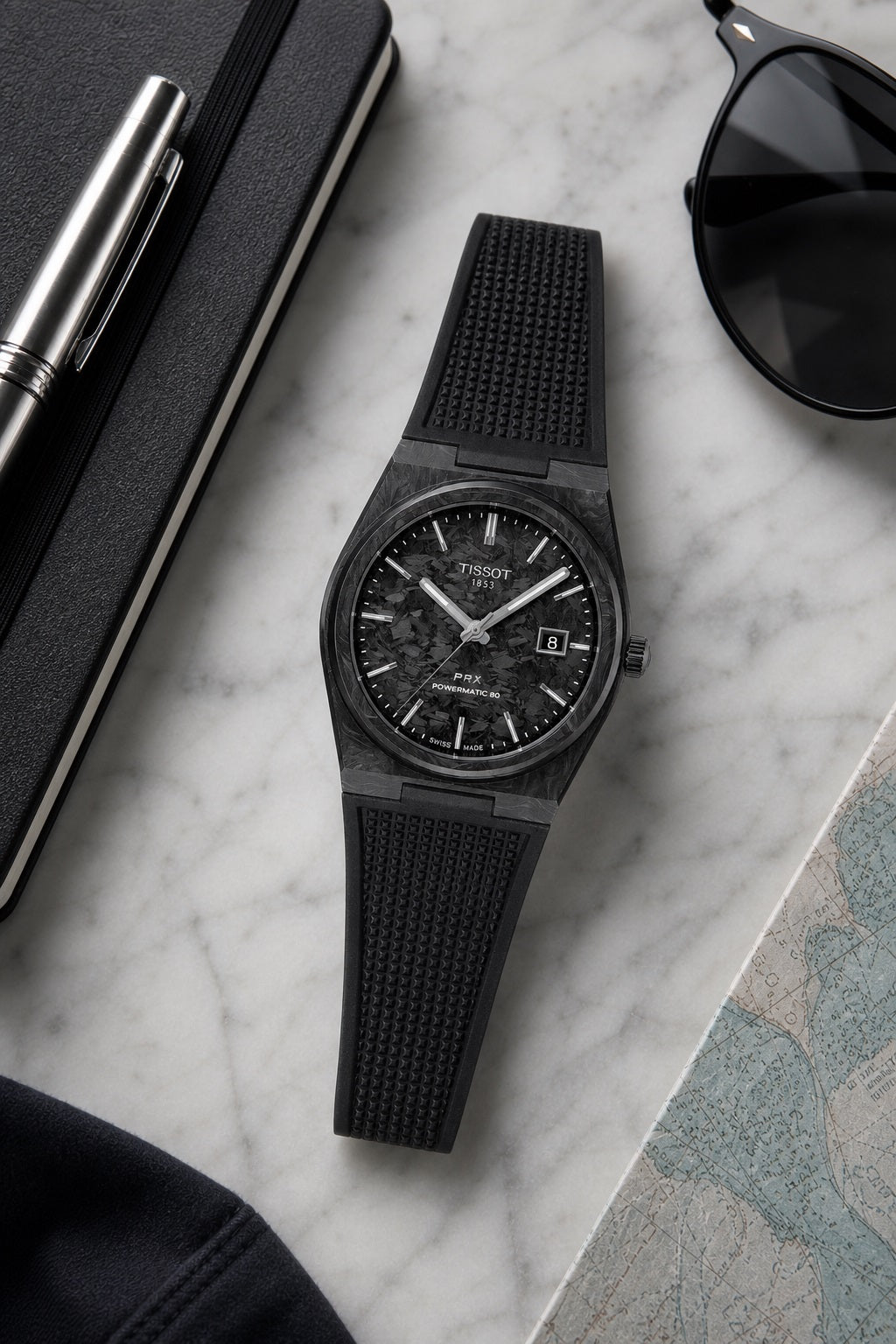 Tissot PRX Carbon 40.5mm T137.907.97.201.00 product view 5