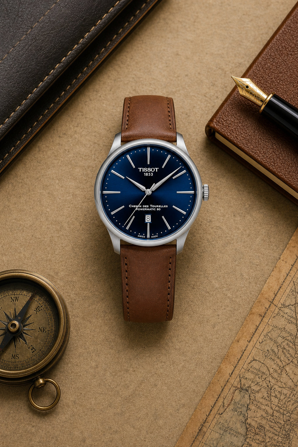 Tissot Chemin des Tourelles 42mm T139.407.16.041.00 product view 4