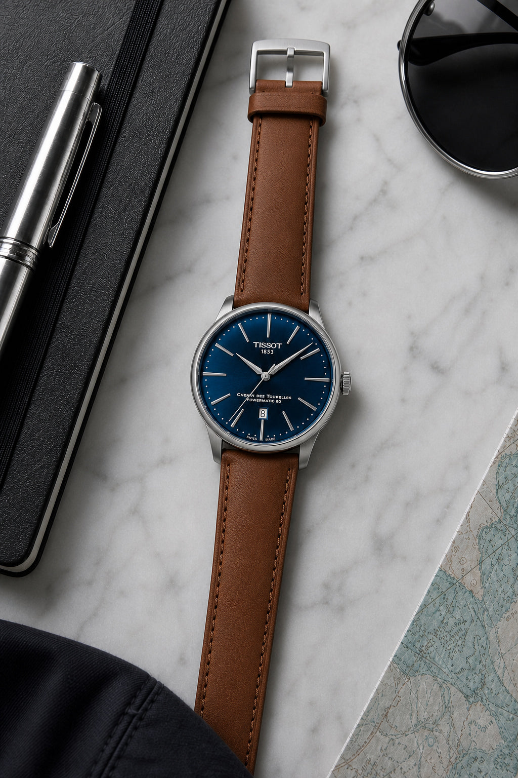 Tissot Chemin des Tourelles 42mm T139.407.16.041.00 product view 5
