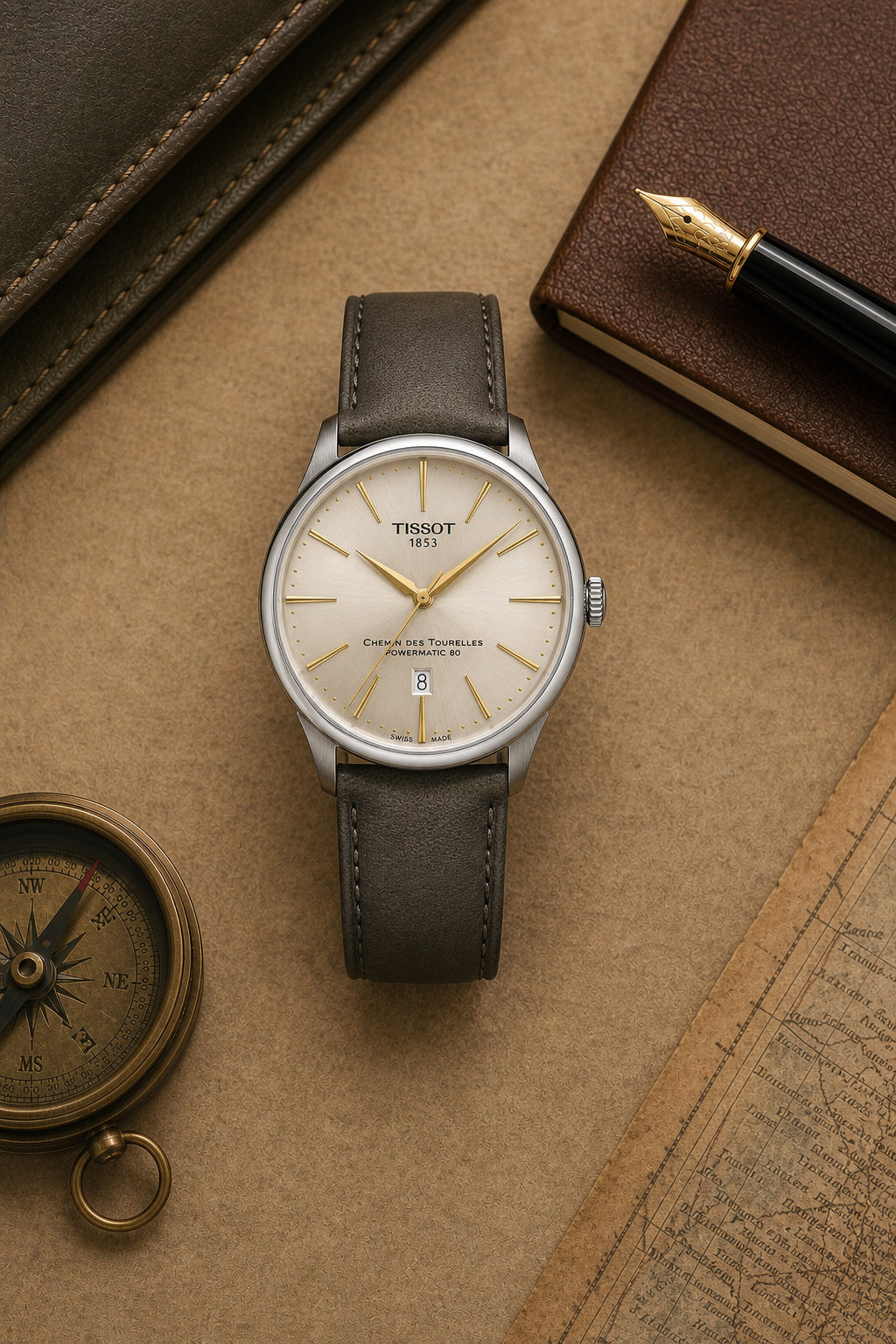 Tissot Chemin des Tourelles 42mm T139.407.16.261.00 product view 4