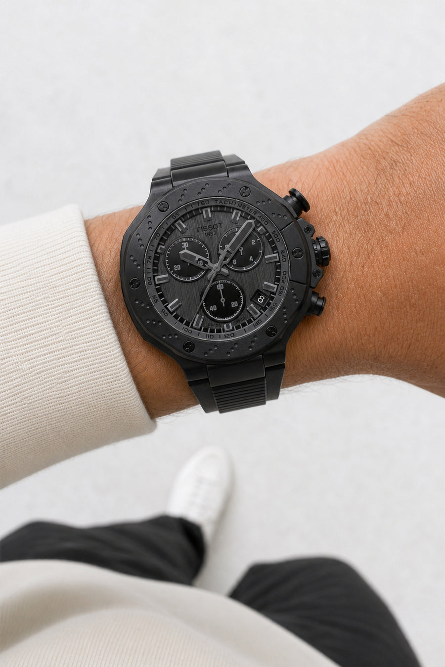 Tissot T-Race 45mm T141.417.37.061.00 wrist shot