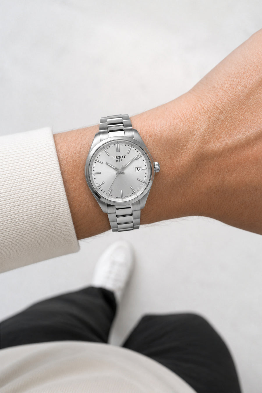 Tissot PR 100 34mm T150.210.11.031.00 wrist shot
