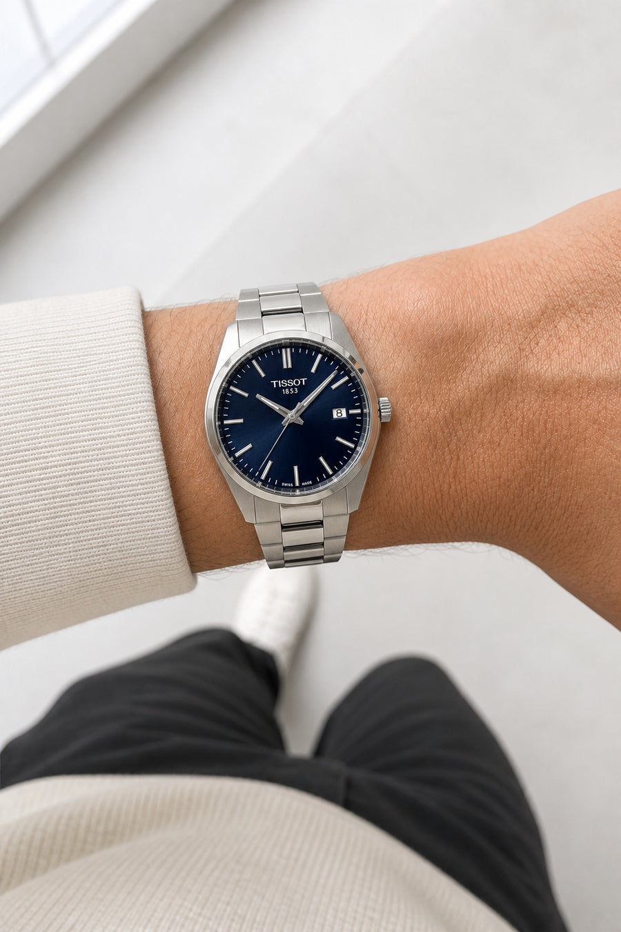 Tissot PR 100 34mm T150.210.11.041.00 wrist shot