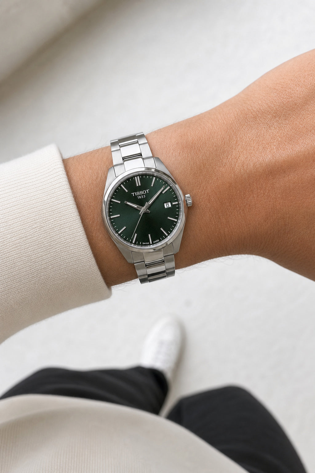 Tissot PR 100 34mm T150.210.11.091.00 wrist shot