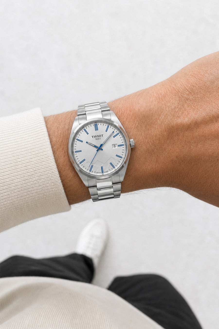 Tissot PR 100 Jungfraubahn 40mm T150.410.11.031.00 wrist shot