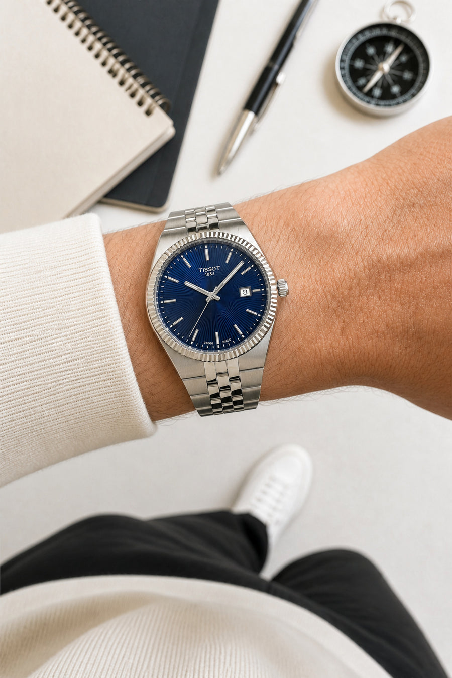 Tissot Ballade 40mm T156.410.11.041.00 wrist shot