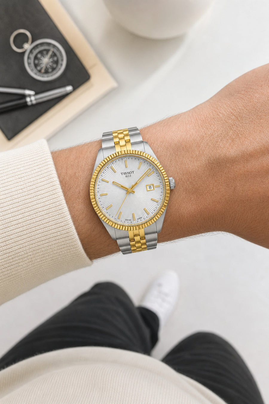 Tissot Ballade 40mm T156.410.22.031.00 wrist shot