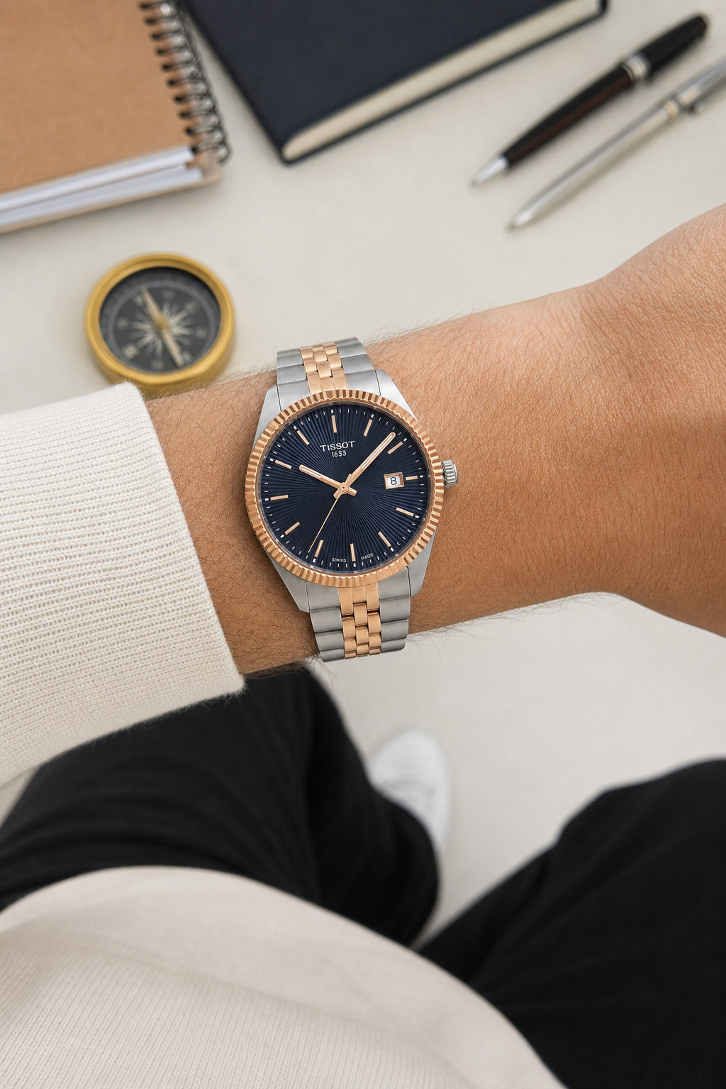 Tissot Ballade 40mm T156.410.22.041.00 wrist shot