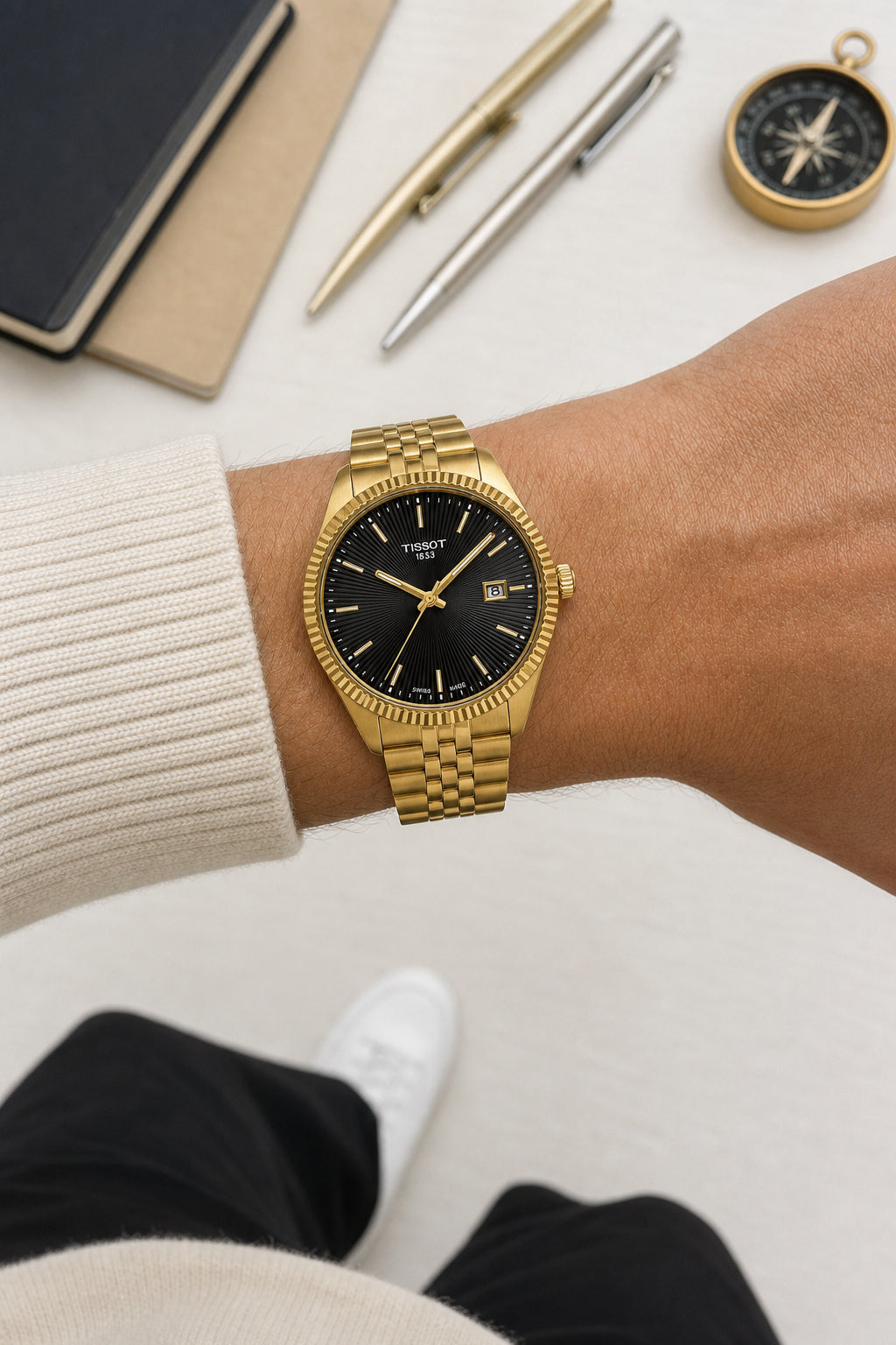 Tissot Ballade 40mm T156.410.33.051.00 wrist shot