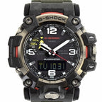 Generalüberholte Casio G-Shock Mudmaster Analog Digital Resinarmband Schwarzes Zifferblatt Solar GWG-2000-1A3 200M Herrenuhr