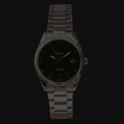 Casio Analog Stainless Steel Green Dial Quartz UTP-1302PD-3A1V Unisex Watch