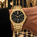 Versace V-Galaxy Moonphase Men's Watch – Black / Two-Tone 43 mm – VE0K00425