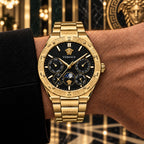 Versace V-Galaxy Moonphase Men's Watch – Black / Two-Tone 43 mm – VE0K00425
