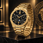 Versace V-Galaxy Moonphase Men's Watch – Black / Two-Tone 43 mm – VE0K00425