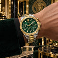 Versace Hellenyium Chronograph Men's Watch – Green / Two-Tone 44 mm – VE2U00522