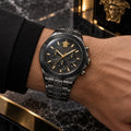 Versace Greca Dome Chronograph Men's Watch – Black / Gunmetal 43 mm – VE6K00623