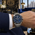 Versace Greca Extreme Chronograph Men's Watch – Blue / Silver 45 mm – VE7H00423