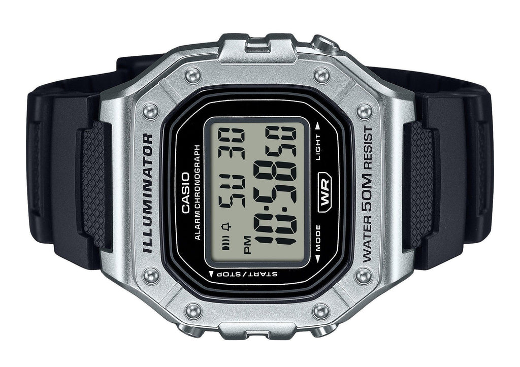 Casio Standard Digital Resin Strap Quartz W-218HM-7AV Men's Watch