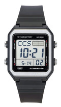 Casio Digital Resin Strap Quartz W-221H-1AV Unisex Watch
