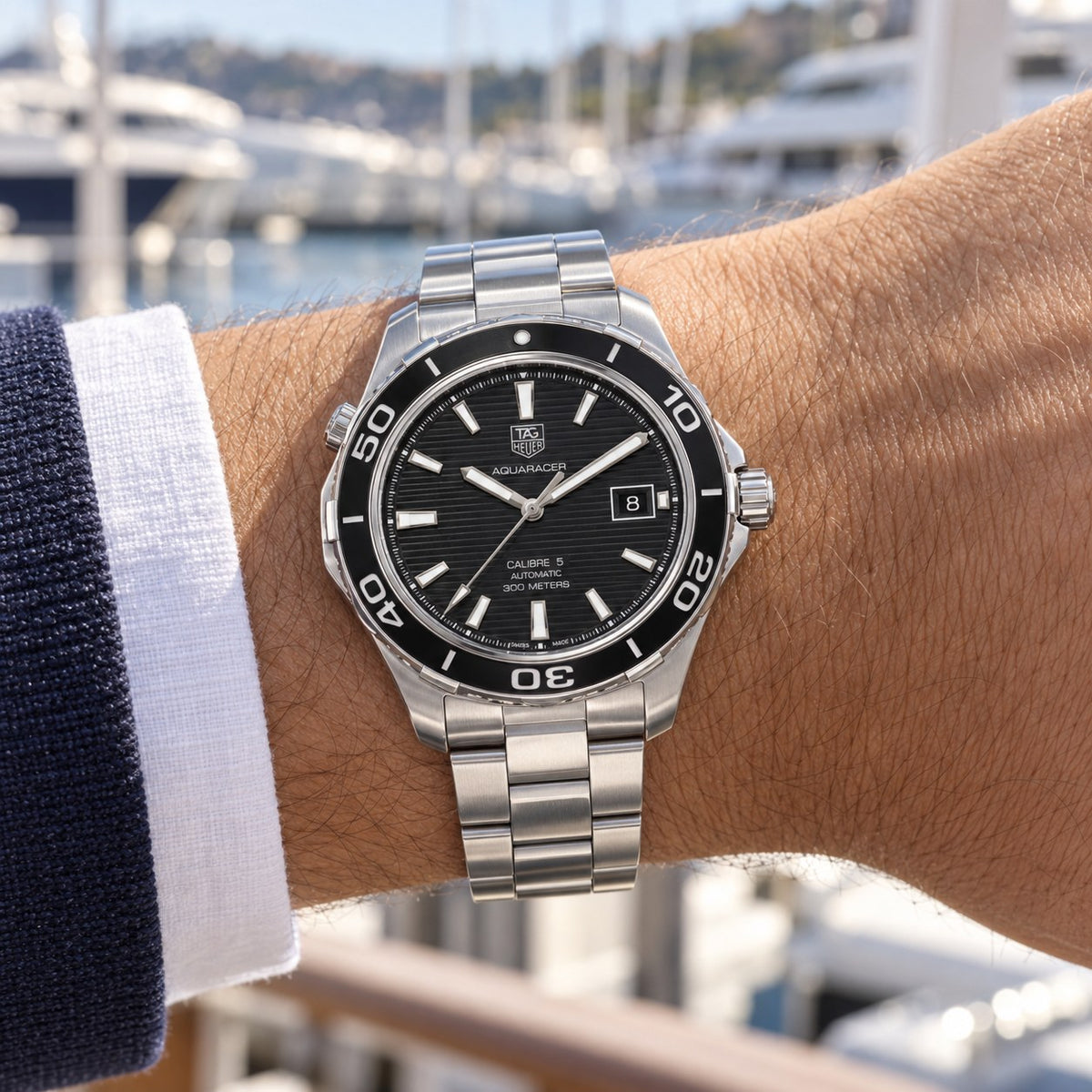 TAG Heuer WAK2110.BA0830 watch on wrist