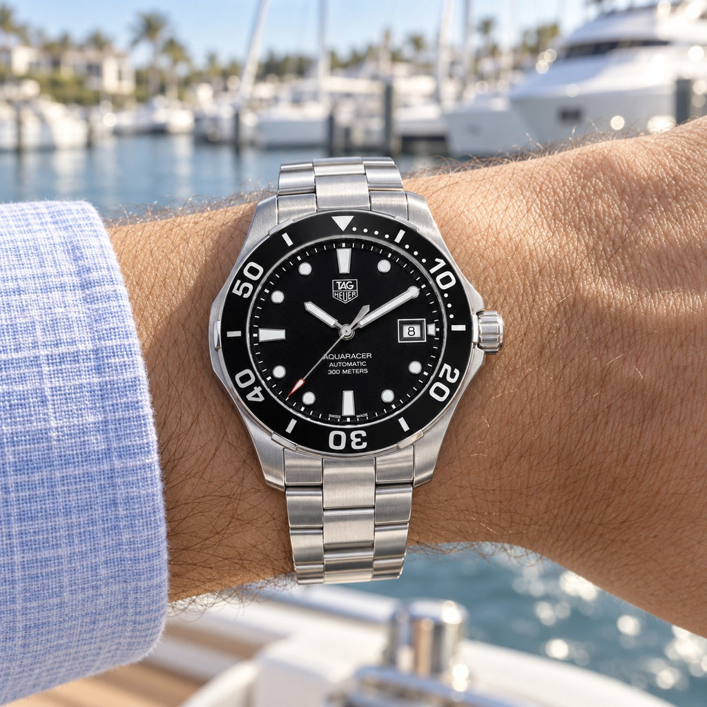 TAG Heuer WAN2110.BA0822 watch on wrist