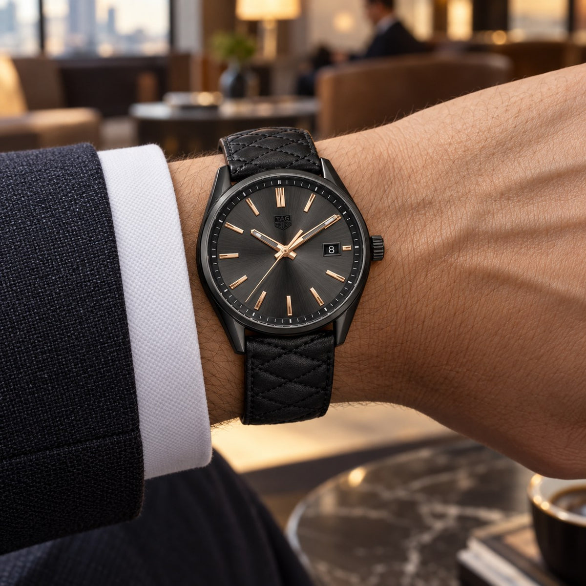 TAG Heuer WAR1113.FC6392 watch on wrist