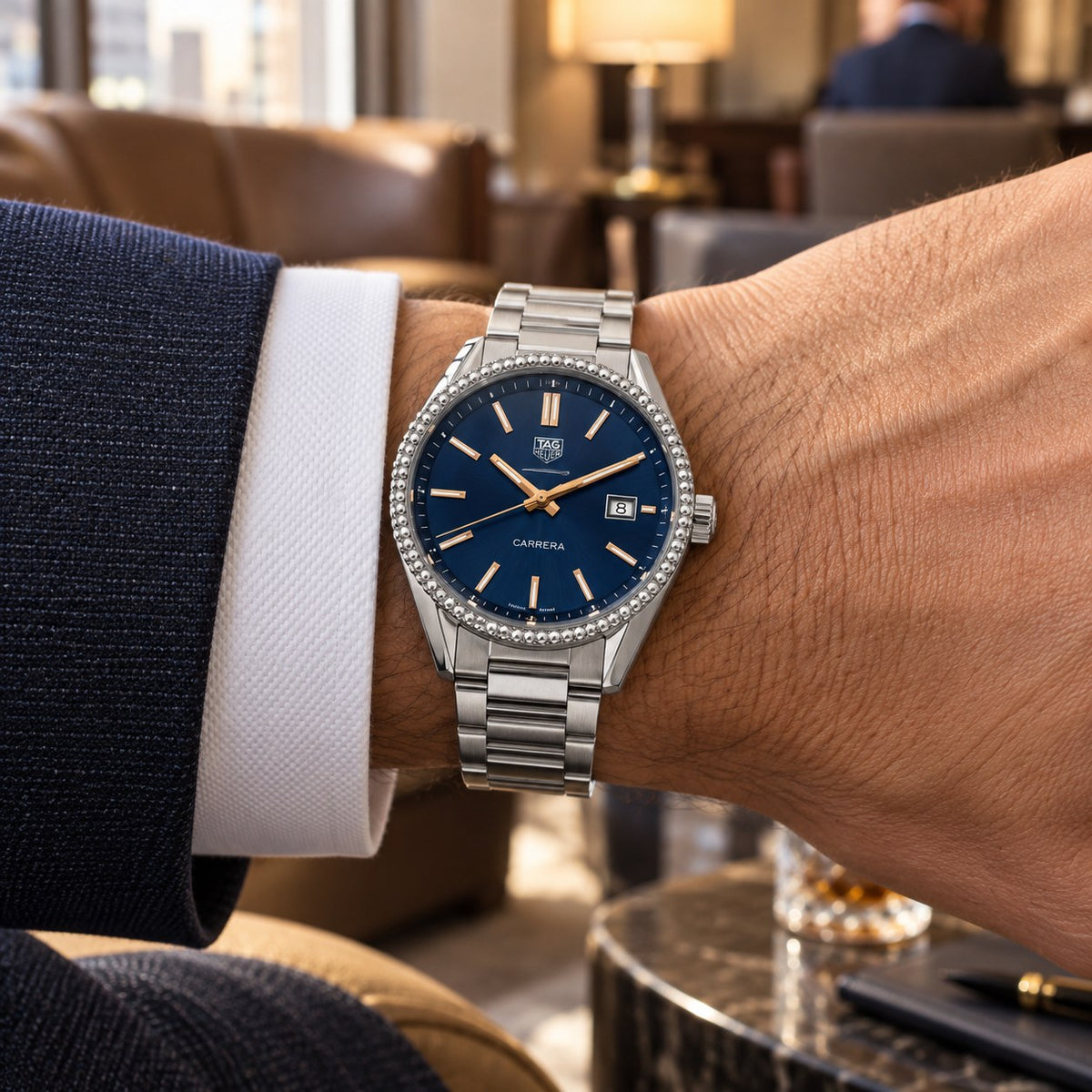 TAG Heuer WAR1114.BA0601 watch on wrist